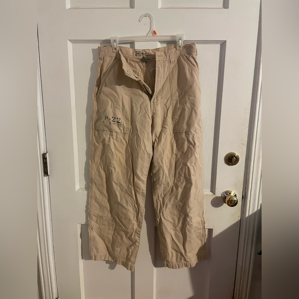 Hollister vintage Men's Tan Cargo Pants